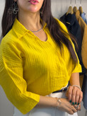 شومیز مانتو دخترانه بيرونى شیشه ای راه راه (درسا)